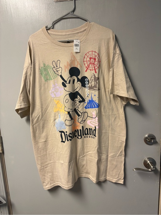 Disney Tops - Disneyland Beige Mickey Graphic T‑Shirt - size XXL - new with tags
